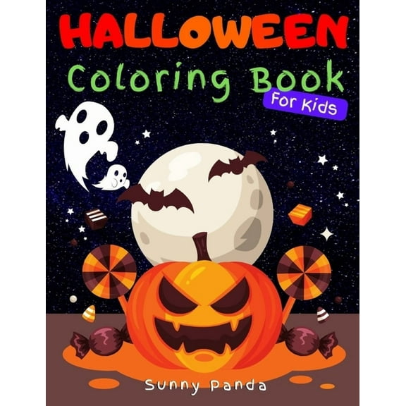 Halloween Coloring Book For Kids : Ages 4 - 8 (Paperback)