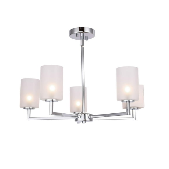 Woodbridge Lighting 21015CHR-C10455 Chandelier, Chrome