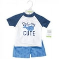 thumbnail image 2 of Hudson Baby Infant Boy Swim Rashguard Set, Whaley Cute, 9-12 Months, 2 of 4