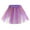 #02 Purple, variant on ICHUANYI Womens High Quality Pleated Gauze Short Skirt Adult Tutu Dancing Skirt for Back to School, Halloween