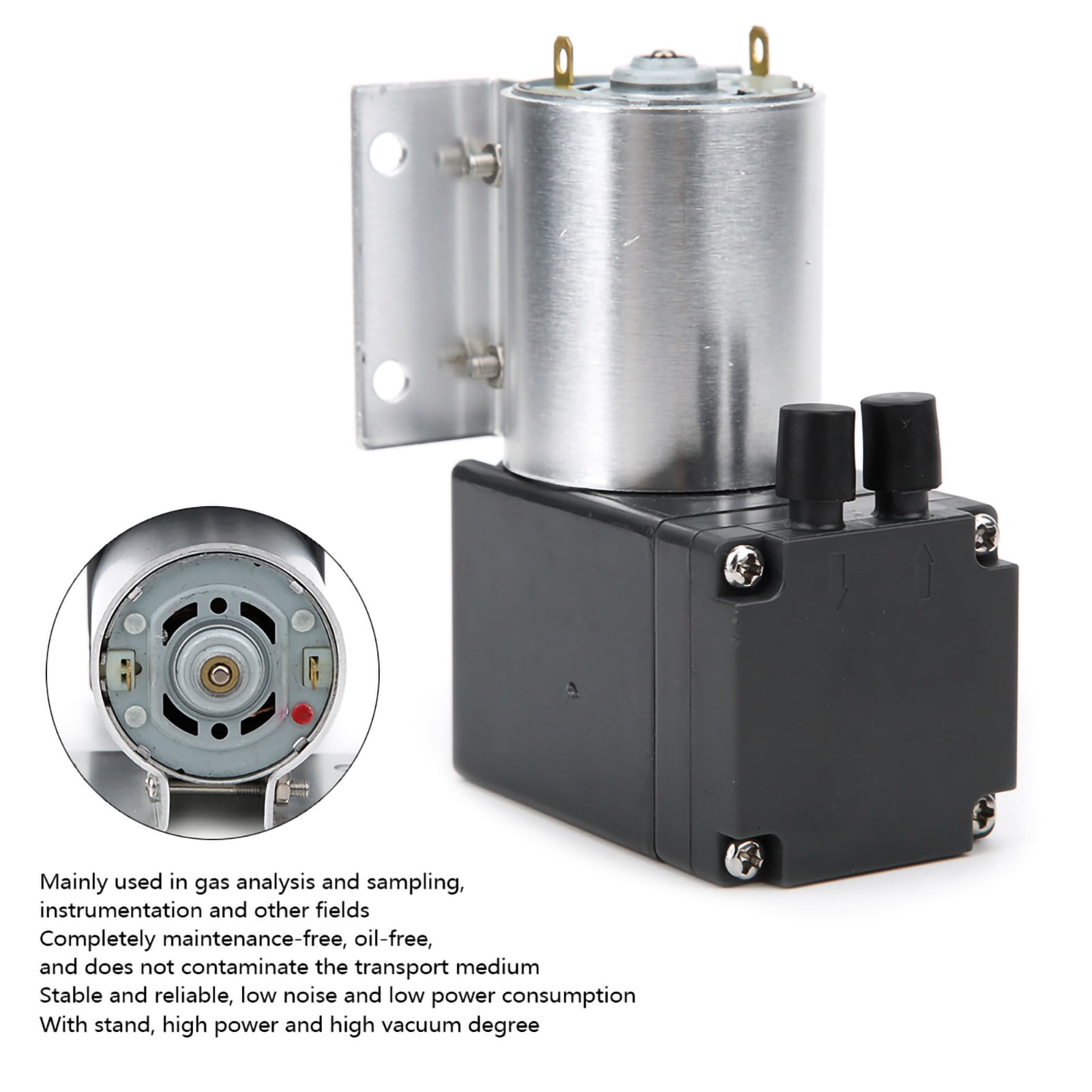 Vacuum Pump, High Vacuum Degree High Power Suction Pump  For Instrumentation For Gas Analysis Sampling