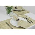 thumbnail image 3 of Variegated Taupe Napkin (Set of 6), 3 of 3
