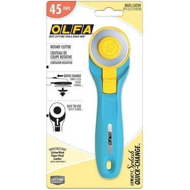 Olfa 45mm Rotary Cutter Splash Blue