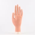 thumbnail image 2 of Practica las puntas de las uñas, entrenador de arte, herramienta de entrenamiento de mano, maniquí falso flexible y movible, herramienta de manicura para manos izquierdas, 2 of 5