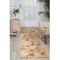 thumbnail image 1 of Nourison ST64 Zanibar Floral Multicolore Tapis en Polyacrylique 2 Pieds par 5.9 Pieds, Imprimés Floraux, 1 of 7