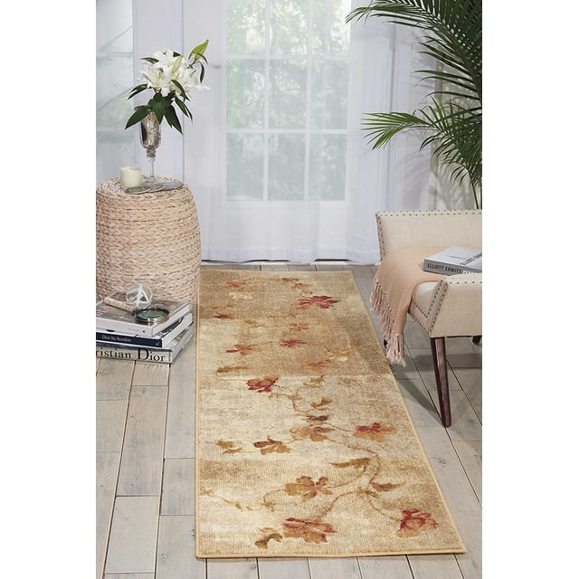 Nourison ST64 Zanibar Floral Multicolore Tapis en Polyacrylique 2 Pieds par 5.9 Pieds, Imprimés Floraux