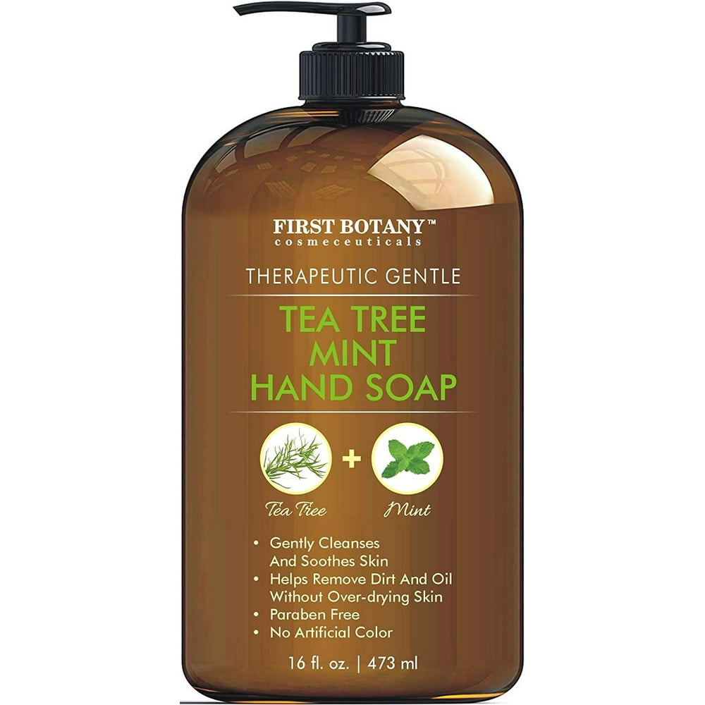Tea Tree Mint Hand Soap Premium, Refreshing & Multi Purpose Natural