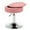 Pink, variant on Costway Vanity Stool Adjustable 360° Swivel Storage Makeup Chair w/ Removable Tray Black