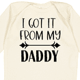 thumbnail image 4 of Inktastic I Got It from My Daddy Boys or Girls Long Sleeve Baby Bodysuit, 4 of 5