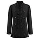 thumbnail image 4 of Gibobby Blazer para mujer con frente abierto manga larga casual trabajo oficina con bolsillos(Negro,G), 4 of 5