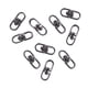 thumbnail image 1 of Jumpingount 10 piezas cierre de gancho giratorio aleación de Zinc Color sólido llavero conector DIY artesanía conexión llavero accesorio Ropa, zapatos y accesorios Miscelánea Gris 19 mm largo, 1 of 6