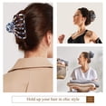 thumbnail image 4 of Hair Clips, [2-Pack] Bohemian Tortoise Shell Hair Claw Clips Strong Hold Big Hair Jaw Clips for Thick Hair, Hair Accessories for Women Girls, Multi Color, 4 of 4
