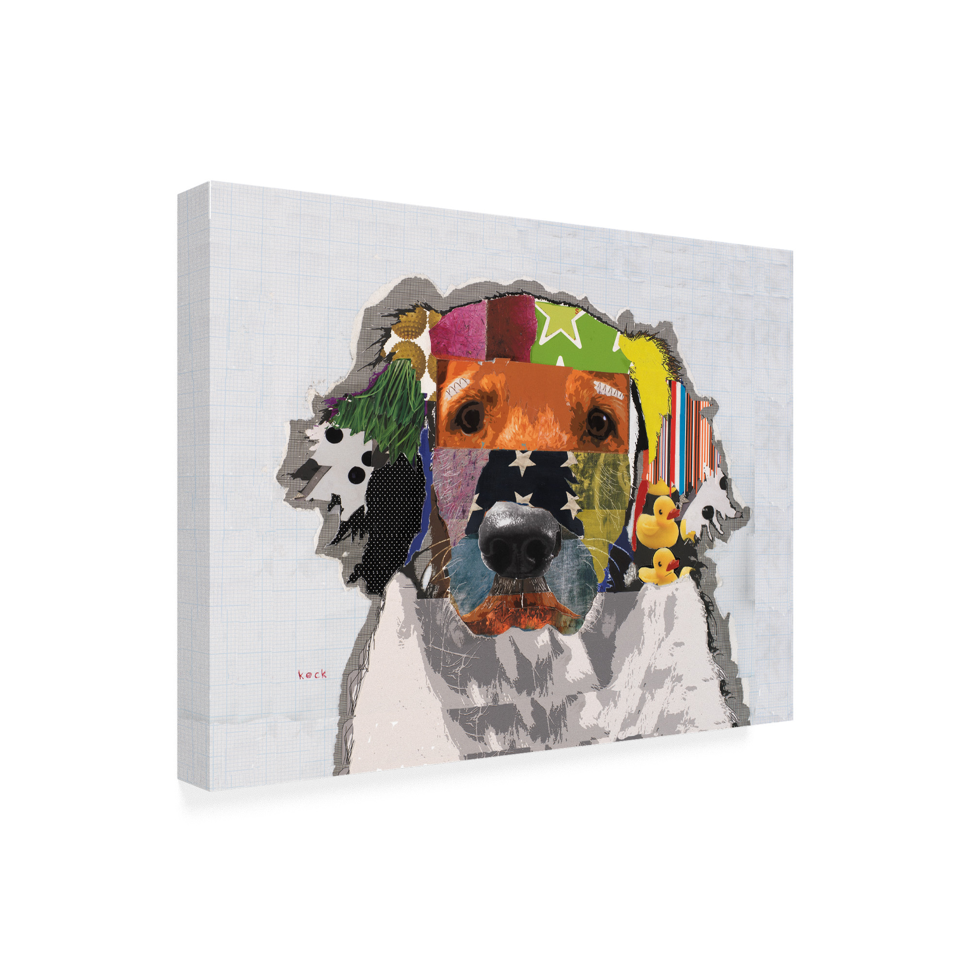 Trademark Fine Art 'Golden Retriever I' Canvas Art by Michel Keck