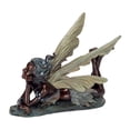 thumbnail image 4 of Napco 18 Inch Resin Constructed Resting Fairy Outdoor Garden Statue, Bronze, 4 of 6