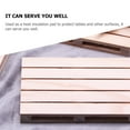thumbnail image 6 of NUOLUX 2Pcs Household Decor Wooden Heat Resistant Coasters for General Users, 6 of 8