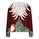 thumbnail image 4 of Cárdigan informal con estampado navideño para mujer, chaqueta con botones, blusa de poliéster, 4 of 5