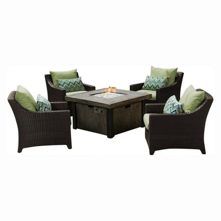DISCONTINUED BY VENDOR 08 02 Deco 5pc Fire Chat Set - Ginkgo Green by RST Brands