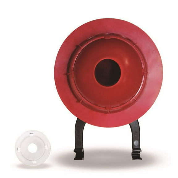 Korky 2023BP Toilet Flapper, Rubber, Red, For: 3 in TOTO Models, 3 in Flush Valves Opening