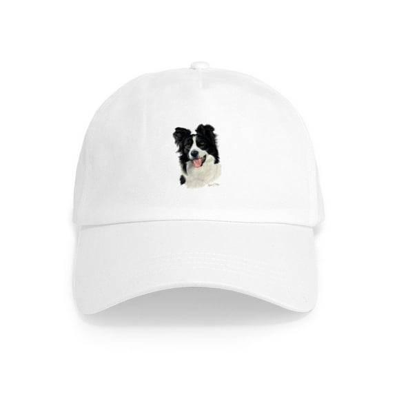 CafePress - Border Collie Cap - Adjustable 100% Brushed Unisex Casual Cotton Baseball Cap, Beige, 1