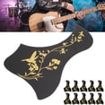 thumbnail image 4 of Golpeador De Guitarra, Placa De Rasguño De Protección Antideslizante 10PCS Fácil De Instalar Para Instrumento De Cuerda, 4 of 8