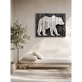 thumbnail image 5 of White Brown Bear Wall Art for Living Room,Canvas Picture Wall Decor for Bathroom Bedroom,Farmhouse Country Rustic Wooden Grain Painting Artwork for Office Kitchen Hallway Dining Room Decor 24"x32", 5 of 8