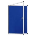thumbnail image 3 of Flynix Lockable Notice Board Easy to Install Notice Display Board Tamperproof Accessory Premium Sturdy Durable Acrylic Cork Stainless Steel Suitable for Store Community Centre Office Single Lock, 3 of 10