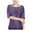 Dark Purple, variant on Womens Summer Tops Casual Solid Color Sequin Round Neck Short Sleeve T Shirt Top Oversized Tshirts for Women Hot Pink XXXXXL