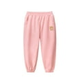 thumbnail image 3 of Fjuchai Toddlers Baby Casual Jogger Pants Kids Girls Fall Sweat Pants 1-10T Toddler Solid Color Sweatpants Elastic Waist Trousers, 3 of 9