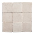 thumbnail image 1 of Turkish Crema Marfil Marble 4 X 4 Tumbled Field Tile - 4-pcs. Sample-Set, 1 of 3