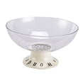 thumbnail image 2 of Decorative Pedestal Bowl Table Centerpiece Kitchen Counter Breads Plate Serving Clear, 2 of 9
