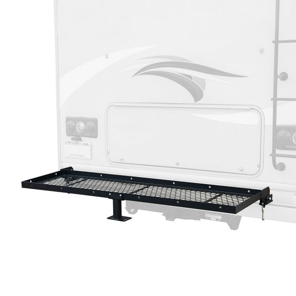 Elevate Outdoor 71.75in W Rear RV Frame Storage Rack - 200 lb. Capacity