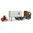 thumbnail image 4 of Bruder 03581 Scania R-Series UPS Logistics Truck w/ Forklift, 4 of 4