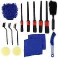 thumbnail image 4 of Kit de cepillos para polvo con detalles, herramienta de limpieza exfoliante para Interior de coche, ruedas exteriores, ventilación de aire para tablero, 15 Uds. Jadeshay A, 4 of 8