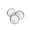 Silver Dollar White Shell, variant on 3 Pieces Copper Trumpet Valves Button Replacement Set Musical Instrument Accessories For Trumpet Maintenance And Repair