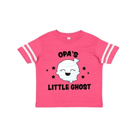 

Inktastic Cute Opa s Little Ghost with Stars Gift Toddler Toddler Girl T-Shirt