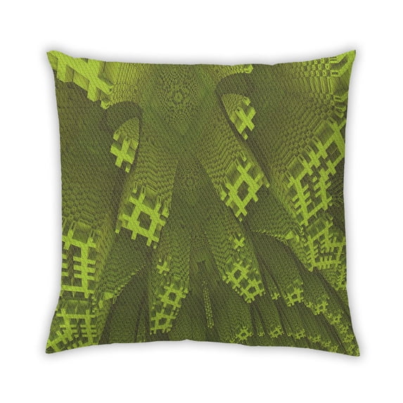 Ahgly Company Outdoor Square Contemporary Throw Pillow, 18 inch by 18 inch