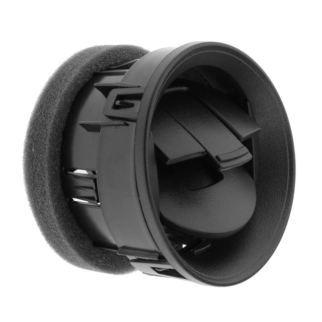 Ventilación de Aire Del Calentador de CA Cromado de Louvre para Salpicadero Interior Delantero de Coche Negro Compatible con Ford 2009-2014 Sunnimix Tablero de instrumentos Louvres