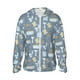 thumbnail image 1 of Fotbe Blue Bathroom Chaqueta con Protección Solar UPF 50+ para Hombre y Mujer, Camisa con Capucha y Bolsillos-3X-Large, 1 of 7