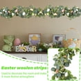 thumbnail image 4 of 66.93 Inch Easter Realistic Greenery Garland with Flower Vines, Spring Floral Decor Set with Pastel Eggs, Ideal for Home Kitchen Fireplace Mantel Indoor Outdoor Holiday Party Table Centerpieces, 4 of 6
