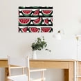 thumbnail image 5 of Yiluyinqing Watermelon Slices Wall Decor for Bedroom and Kitchen, Modern Canvas Prints Ready to Hang - Home Art Decor 16x12in, 5 of 6