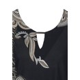 thumbnail image 5 of LASCANA Women's Paisley Print Short Sleeve Dress Screen Print, 5 of 5