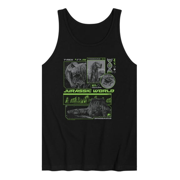 Jurassic World: Rebirth - Dinosaur DNA Digital - Men's Sleeveless Graphic Tank