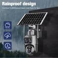 thumbnail image 2 of DFITO Solar Security Camera Outdoor Wireless Dual-Lens 1296P, 8000mAh Battery, 5G/2.4G WiFi, PIR Motion Detection, 2-Way Audio, Color Night Vision, IP66 Waterproof, 2 of 9