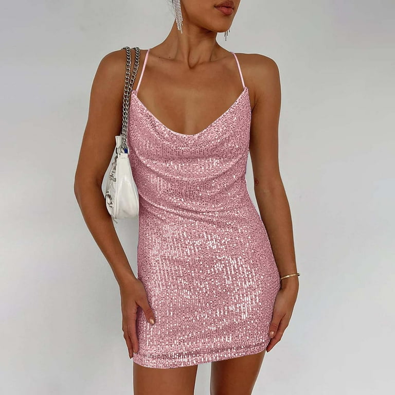 フェティコ　24SS　OPEN-BACK BUSTIER MINI DRESS Lovskoo-Women-s-2024-Sequin-
