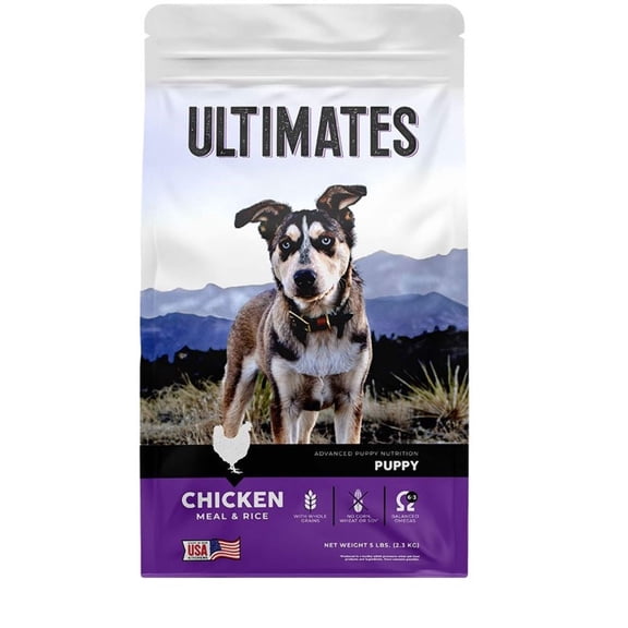 Ultimates Puppy Dry Dog Food Chicken Meal Rice, 1ea/5 lb