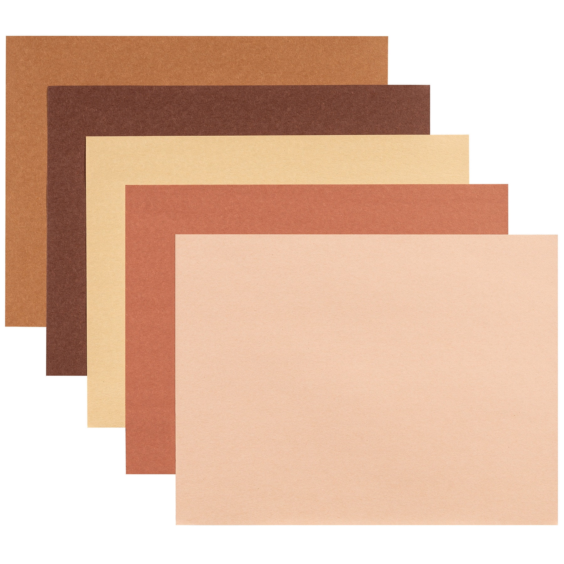 Prang Shades of Me Construction Paper, Medium Weight, 5 Assorted Skin Tone Colors, 9" x 12", 50 Sheets Per Pack, 5 Packs