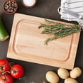 thumbnail image 2 of John Boos Block 209 Chop-N-Slice Maple Wood Edge Grain Reversible Cutting Board with Deep Juice Groove, 8 Inches x 12 Inches x 1 Inches, 2 of 5