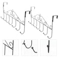 thumbnail image 3 of ganchos para colgar sobre la puerta, sin perforaciones, para abrigos, chaquetas, bolsos y bufandas., 3 of 5
