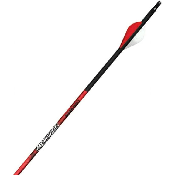 Black Eagle Carnivore Fletched Arrows - .001" 6 Pack - 350