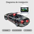 thumbnail image 4 of Sistemas de Cámaras de Respaldo Automotrices,Heavy Duty Cámara de marcha atrás 7inch Monitor de visión trasera Kit de marcha atrás para Camión Caravana Autobús, 4 of 9